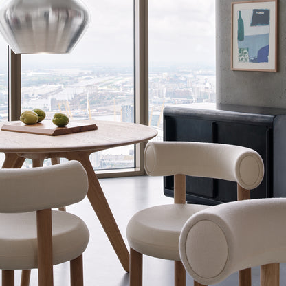 Fat Dining Chair Wood by Tom Dixon
