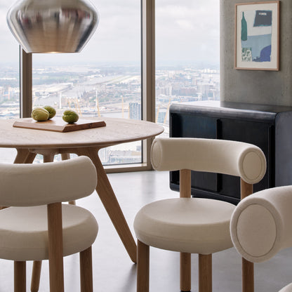 Fat Dining Chair Wood by Tom Dixon