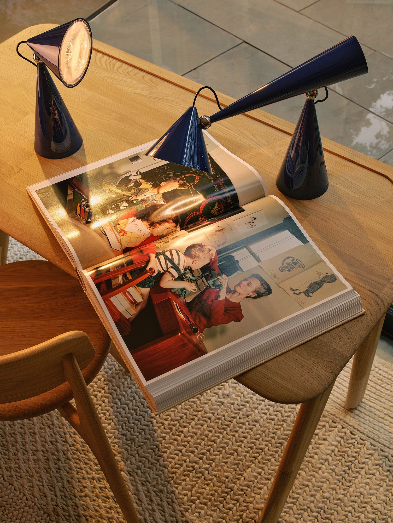 Pose Task Light by Tom Dixon - Indigo