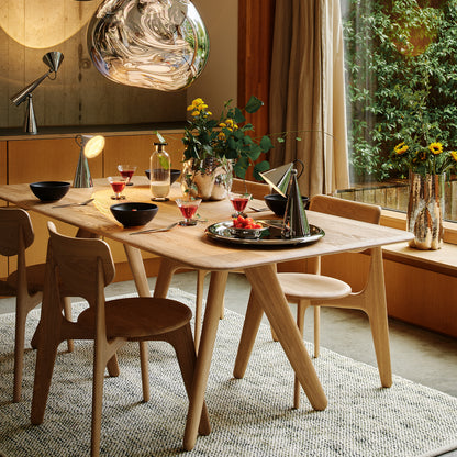 Slab Dining Table by Tom Dixon - Lacquered Oak 