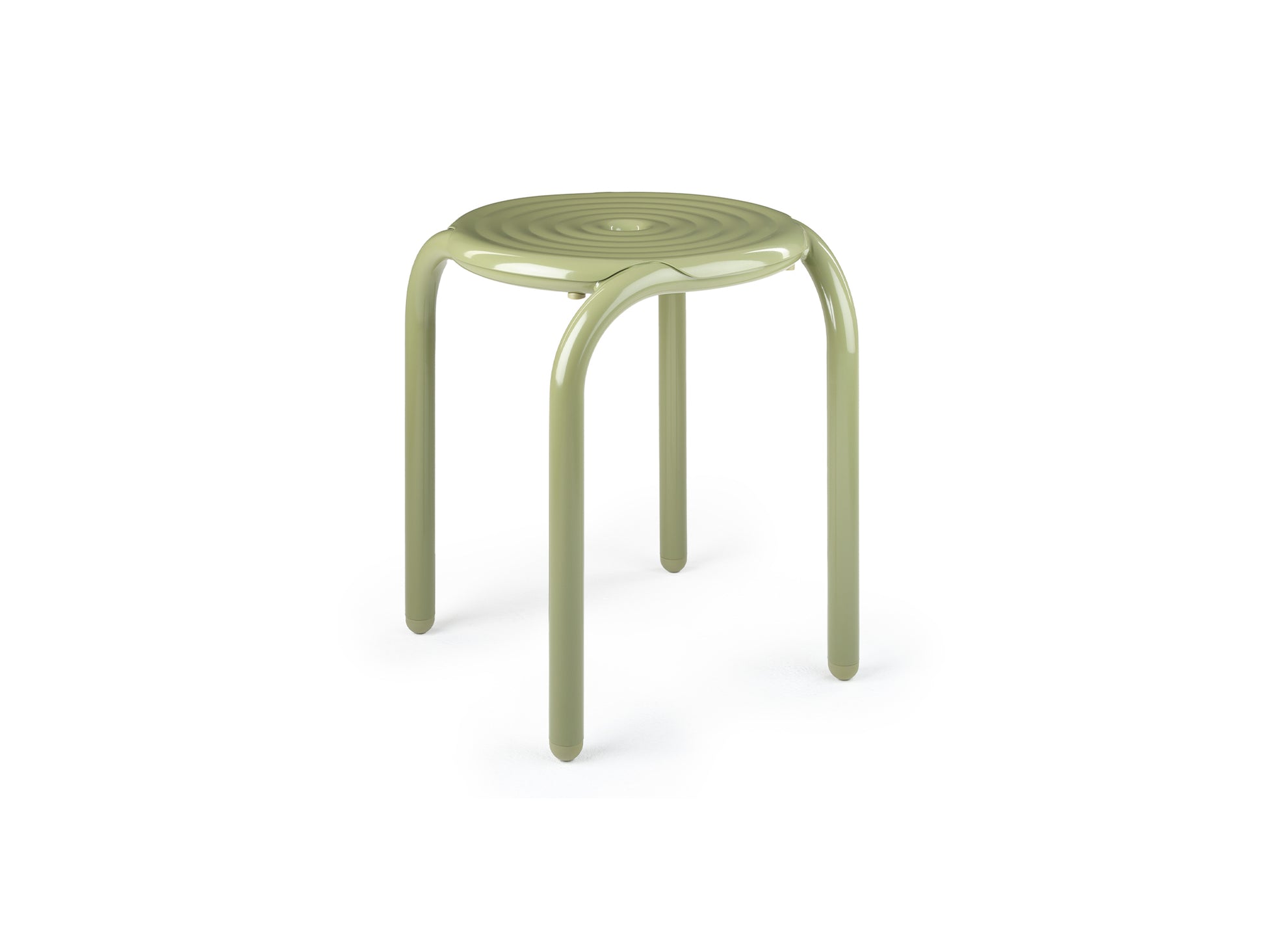 Groove Stool by Tom Dixon - Moss