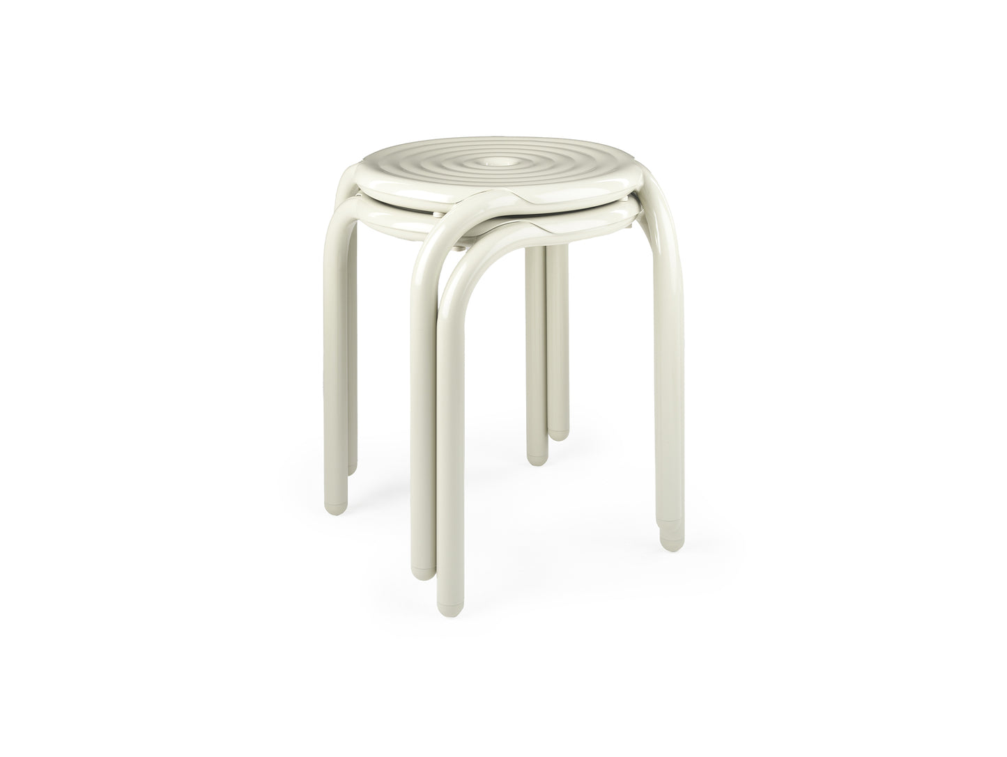 Groove Stool by Tom Dixon - Putty