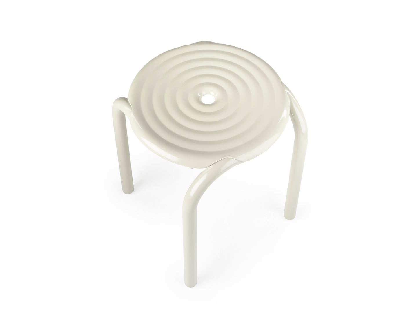 Groove Stool by Tom Dixon - Putty