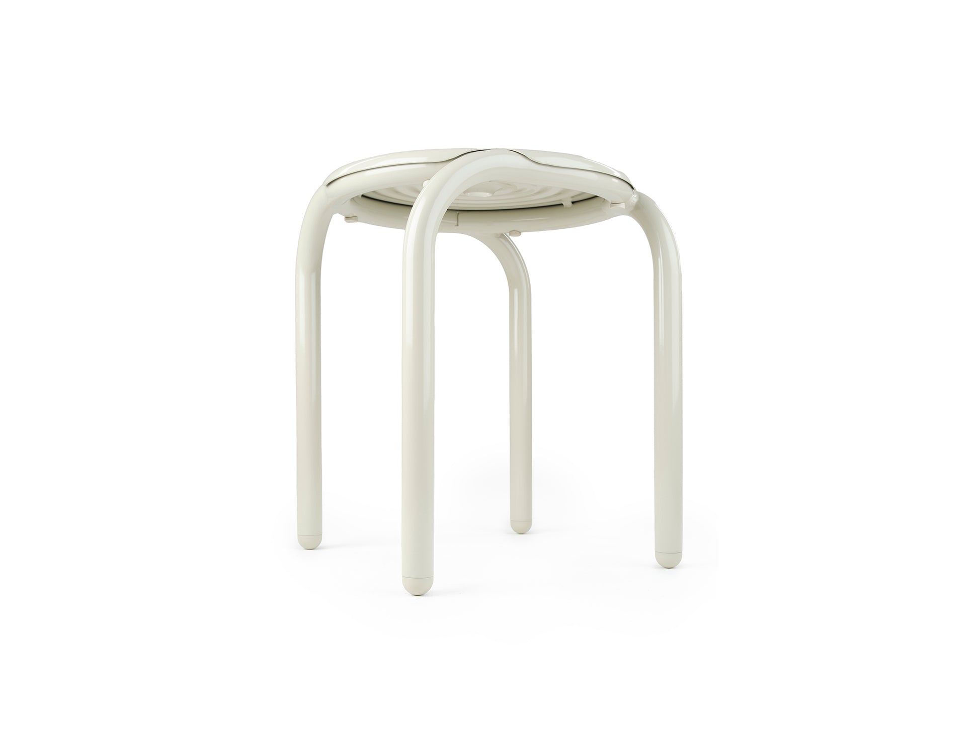 Groove Stool by Tom Dixon - Putty