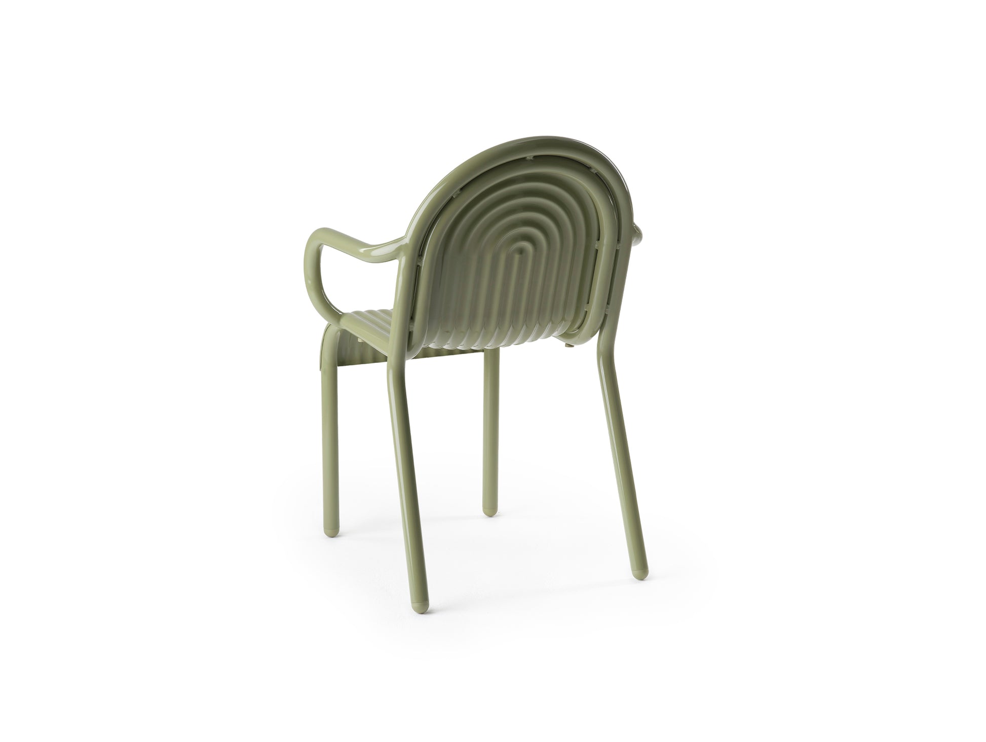 Groove Armchair by Tom Dixon - Moss