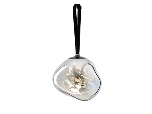 Melt Large LED Portable Lamp by Tom Dixon - Silver