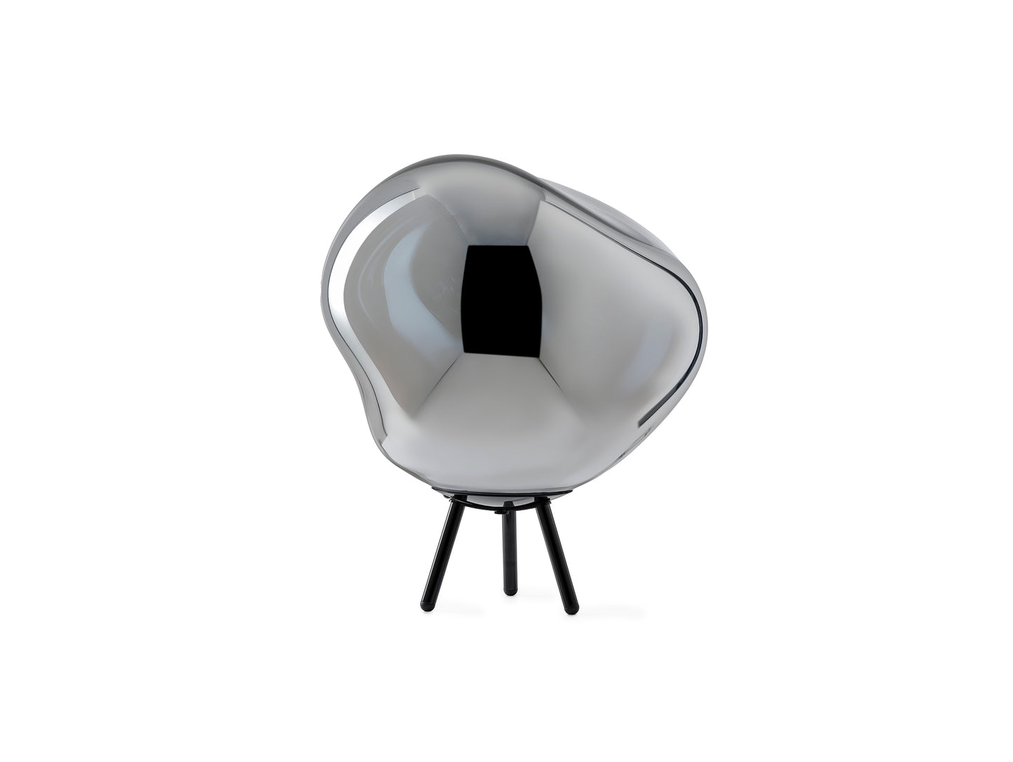 Melt Large LED Portable Lamp by Tom Dixon - Silver