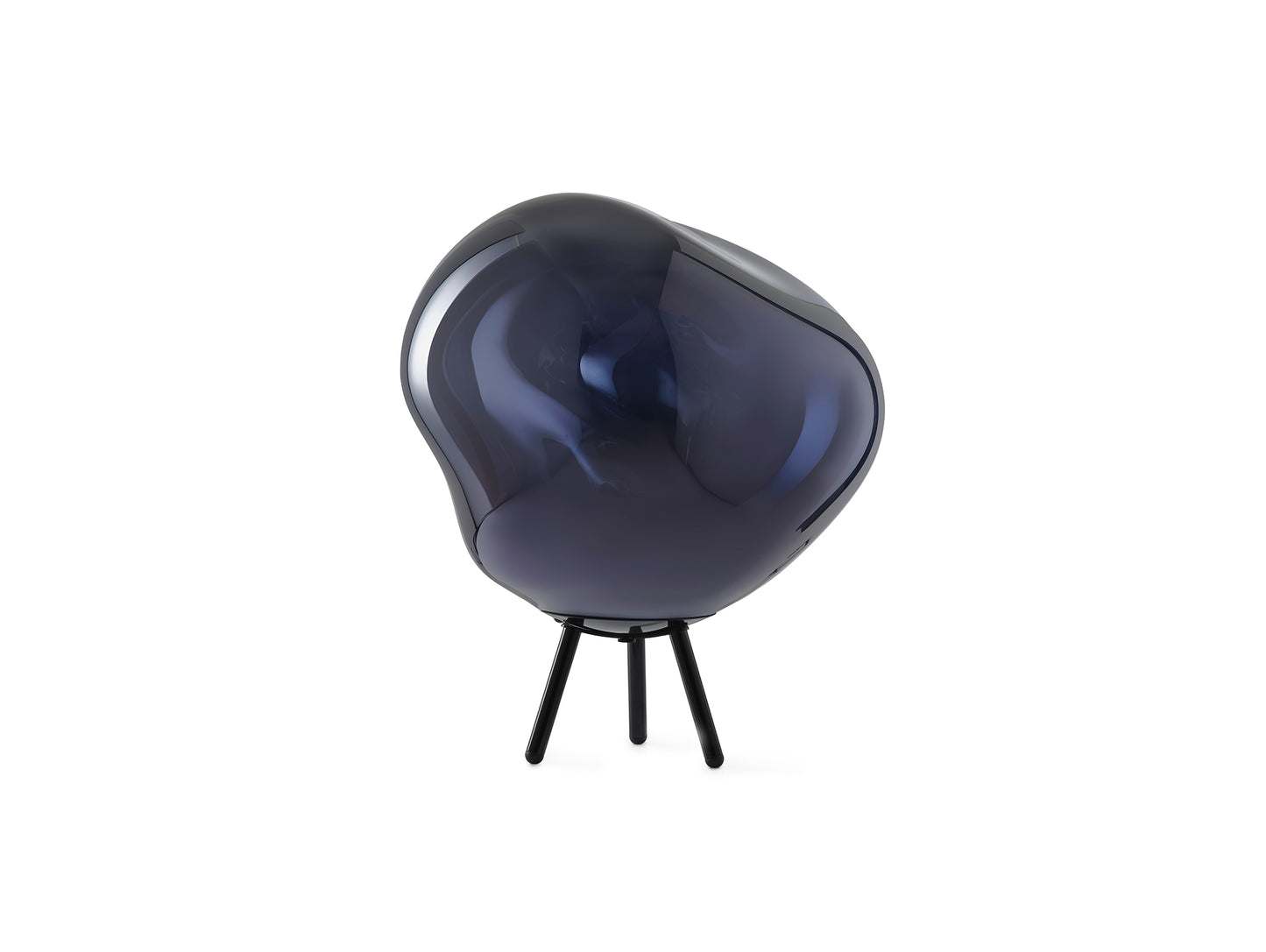 Melt Large LED Portable Lamp by Tom Dixon - Smoke