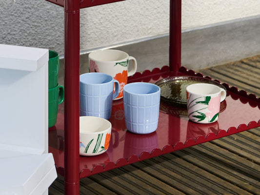 Oiva Tiiliskivi Mug 0.25L - Light Blue by Marimekko