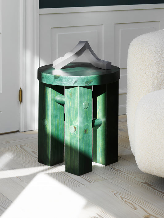 Fyr Stool by Normann Copenhagen - Dark Green