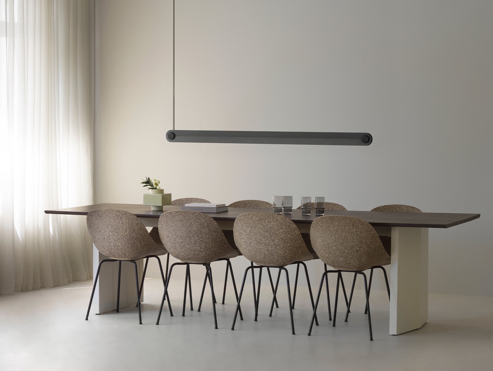 Dim Linear Lamp by Normann Copenhagen - Black Aluminium
