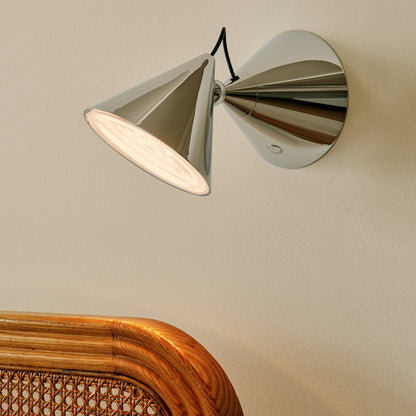 Pose LED Surface Light by Tom Dixon - Silver