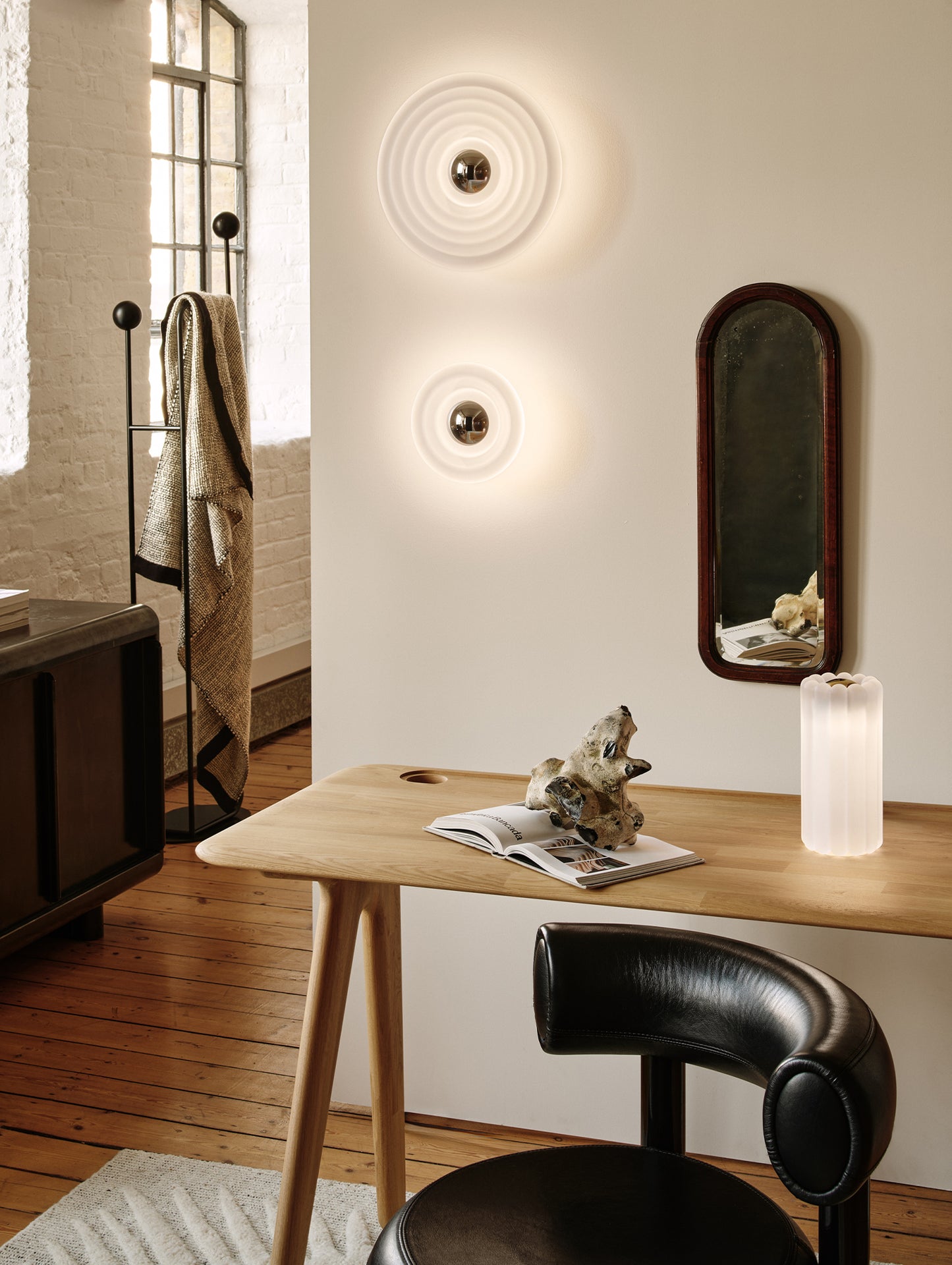 Press Surface LED Wall Lamp (Frosted) by Tom Dixon