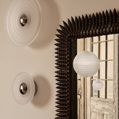 Press Mini Surface LED Wall Lamp (Frosted) by Tom Dixon 