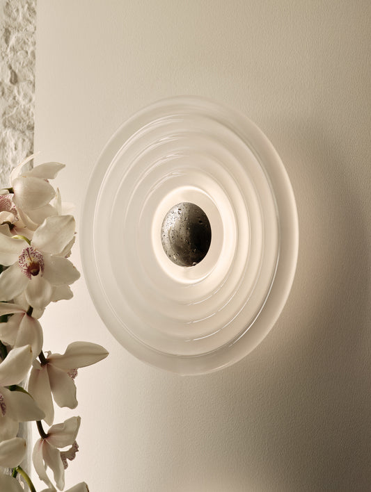 Press Surface LED Wall Lamp (Frosted) by Tom Dixon