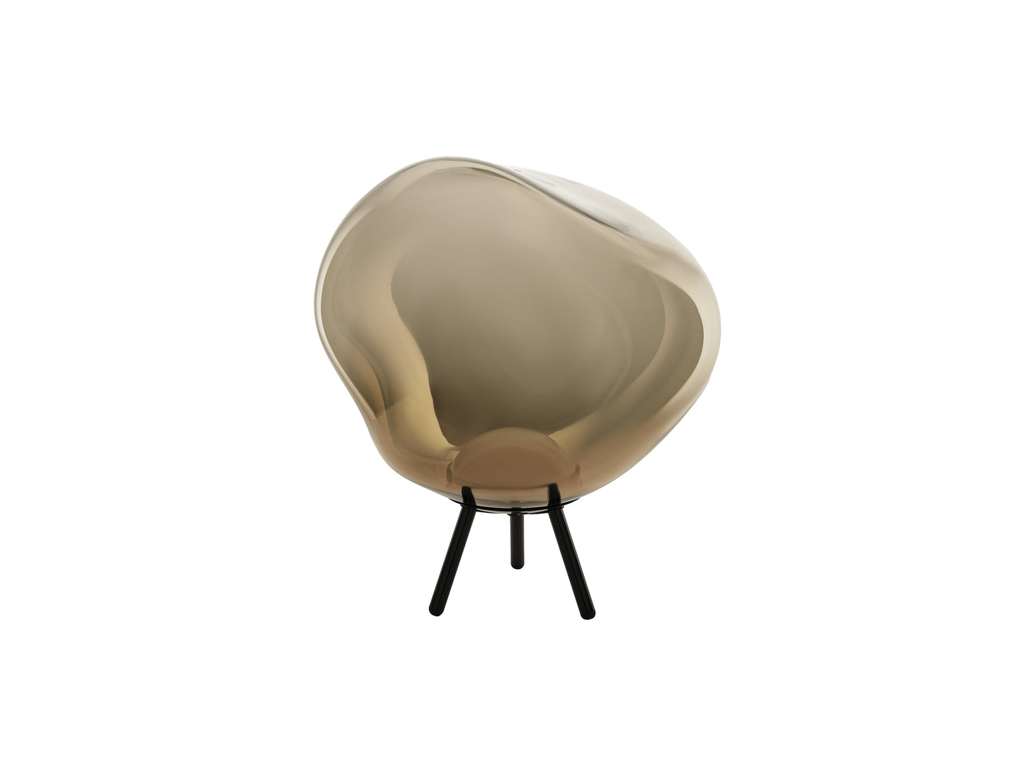 Melt Large LED Portable Lamp by Tom Dixon - Gold