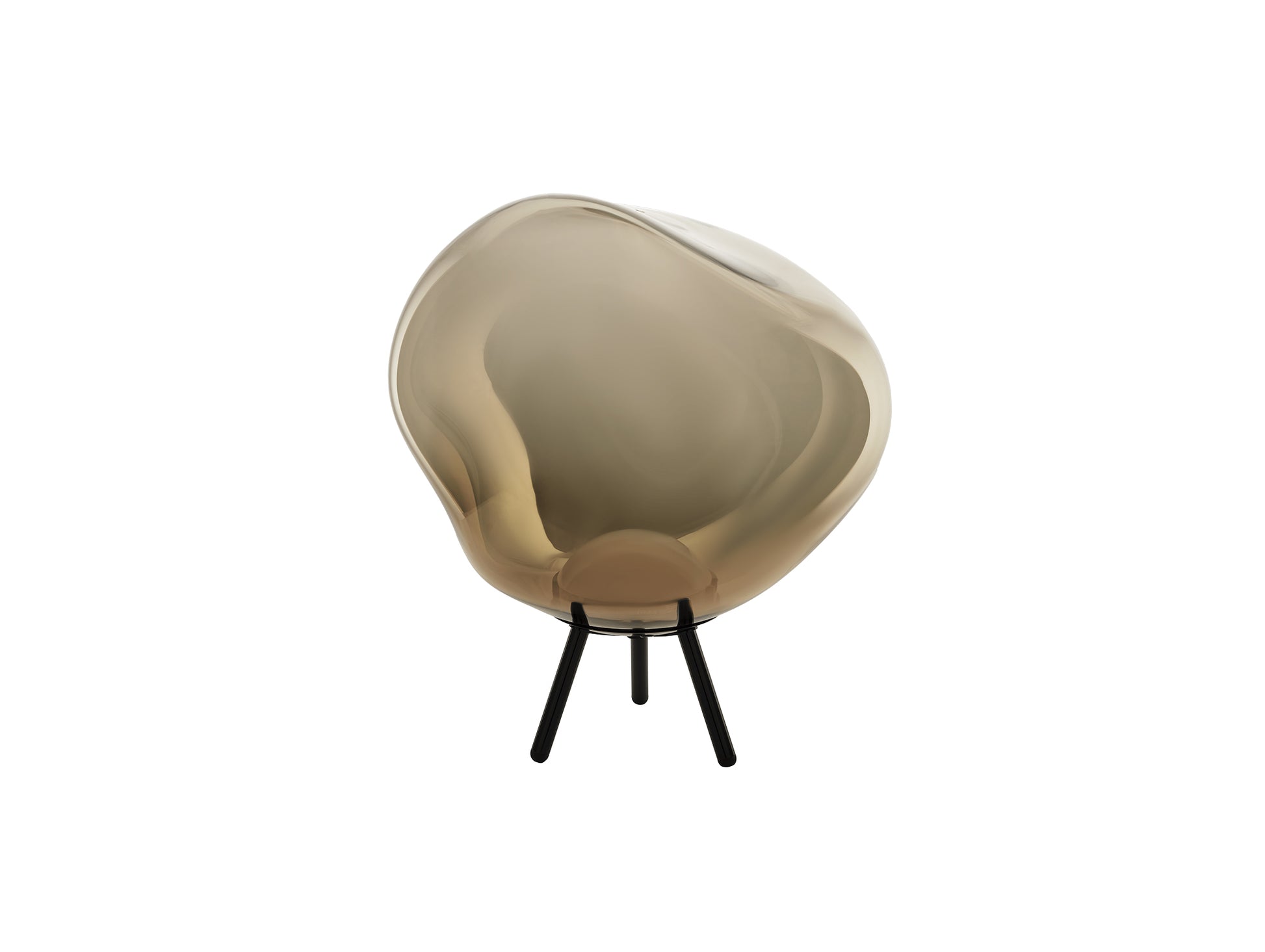 Melt Large LED Portable Lamp by Tom Dixon - Gold