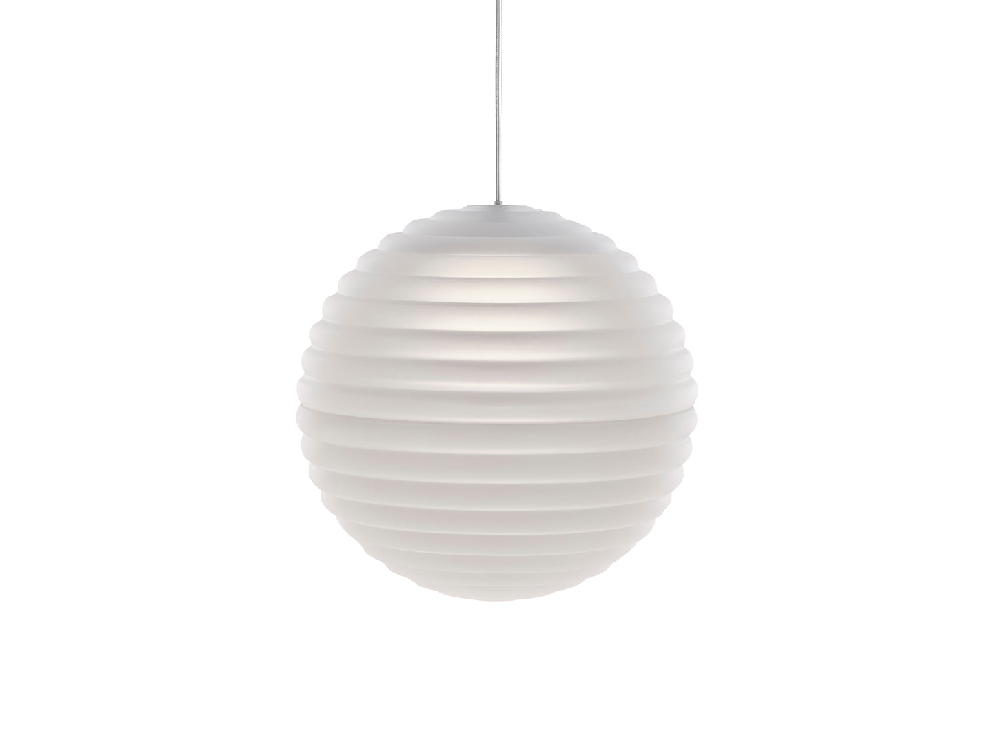 Press Sphere LED Pendant Light (Frosted) by Tom Dixon