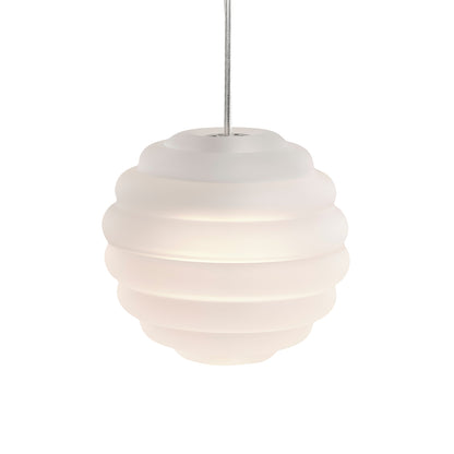 Press Mini Sphere LED Pendant Light (Frosted) by Tom Dixon