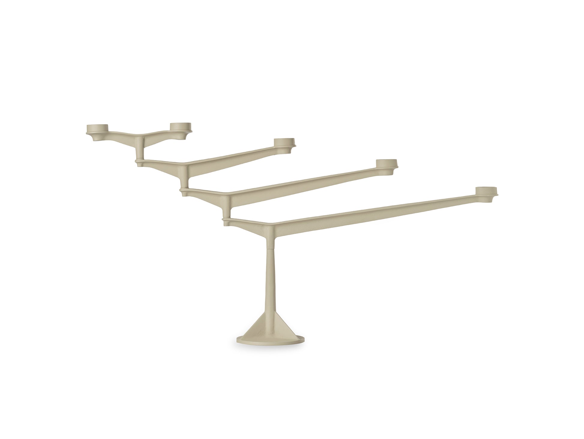 Spin Candelabra by Tom Dixon - Large / Putty