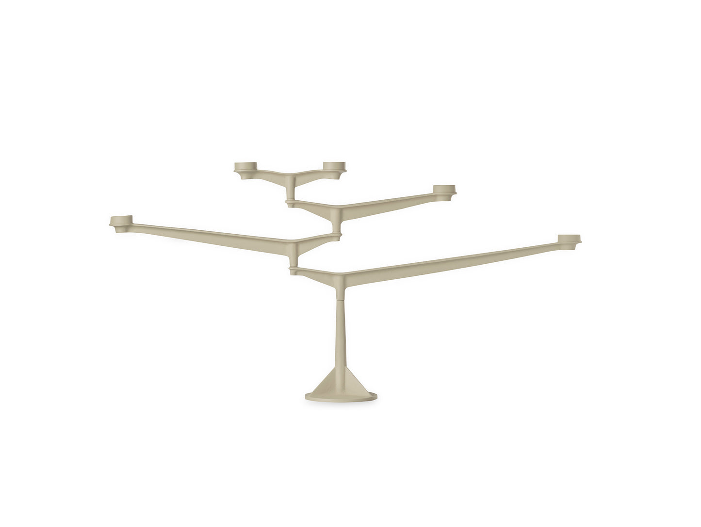 Spin Candelabra by Tom Dixon - Large / Putty