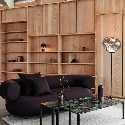 Melt LED Cone Slim Floor Lamp by Tom Dixon - Nickel