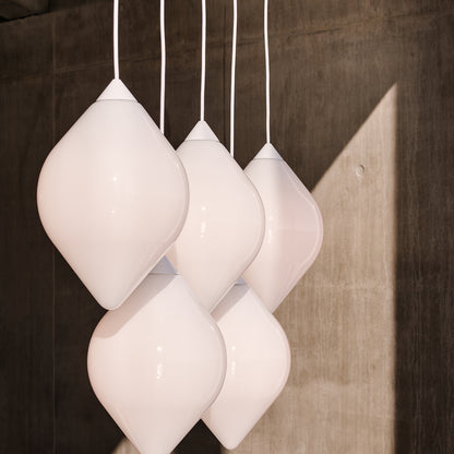 Flare Top Opal E27 Pendant Light by Tom Dixon