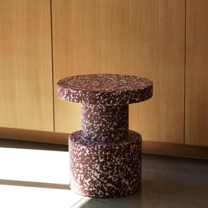 Bit Stool Column by Normann Copenhagen - Burgundy