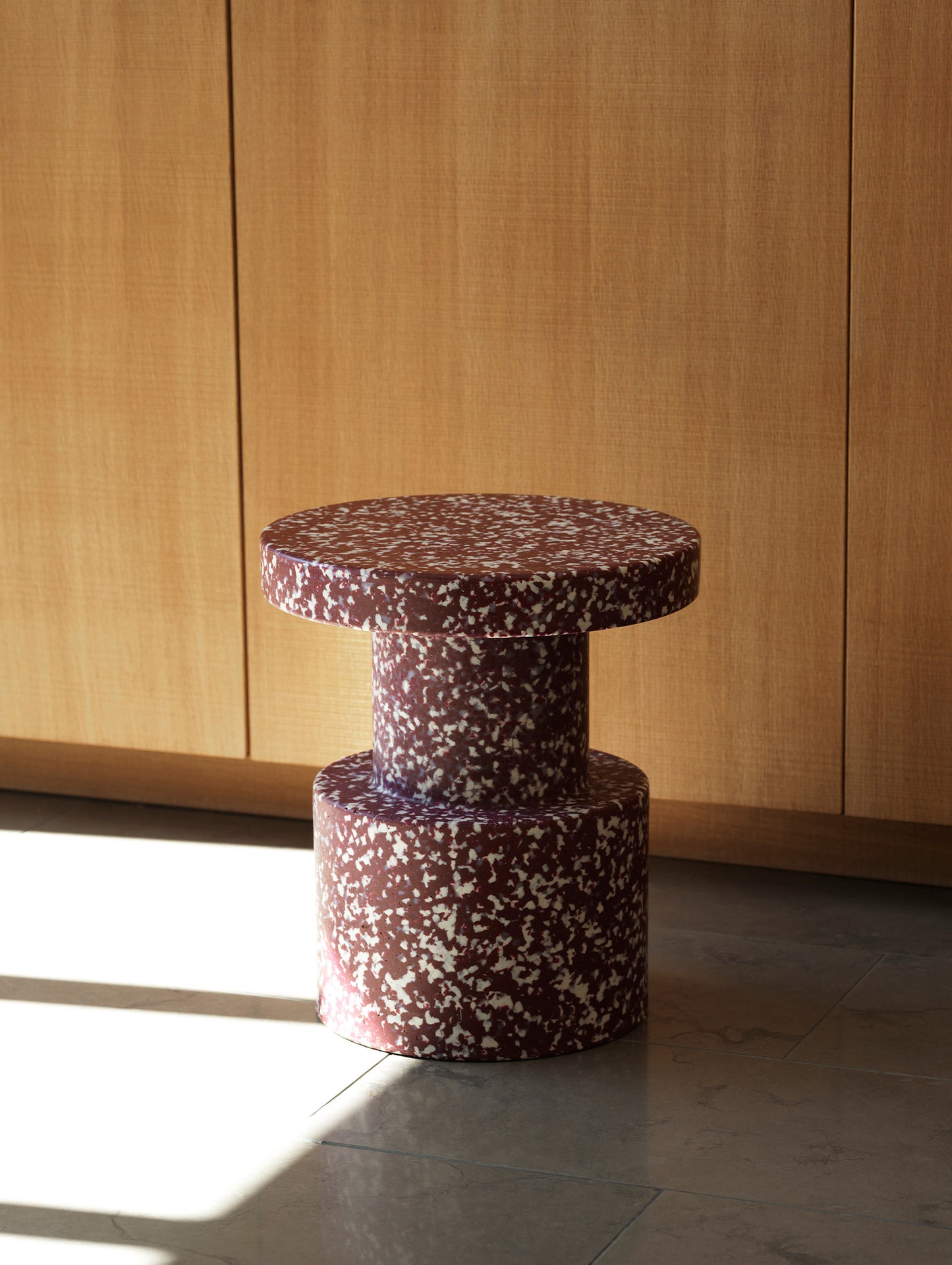 Bit Stool Column by Normann Copenhagen - Burgundy