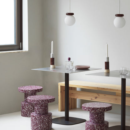 Bit Stool Column by Normann Copenhagen - Burgundy