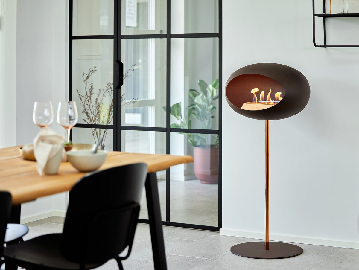 Steel High Fireplace