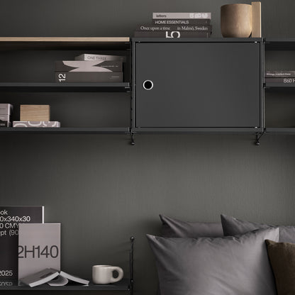 String System Wall Panels by String - Dark Grey
