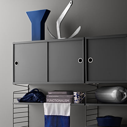 String System Wall Panels by String - Dark Grey