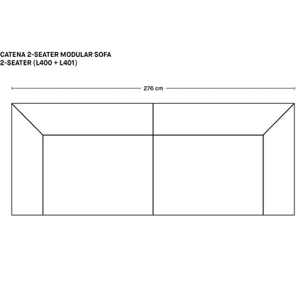 Catena 2-Seater Modular Sofa
