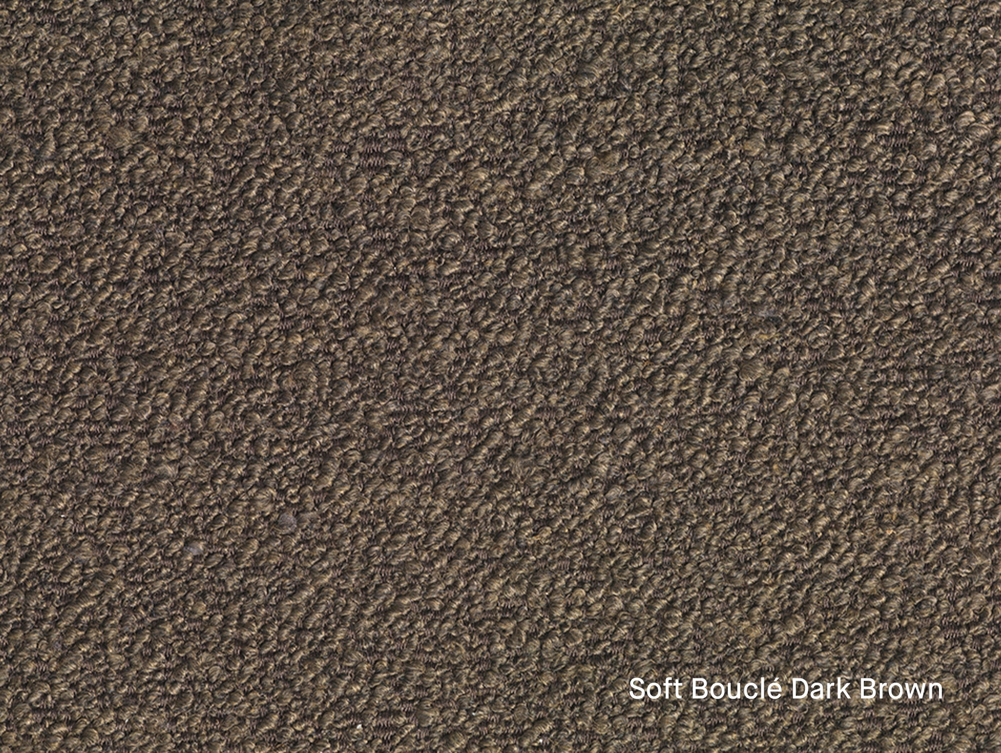 Rico Piccolo Lounge Chair by Ferm Living - Soft Boucle Dark Brown