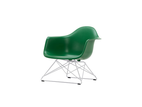 Eames Plastic Armchair LAR by Vitra - 17 Emerald Shell / White Base