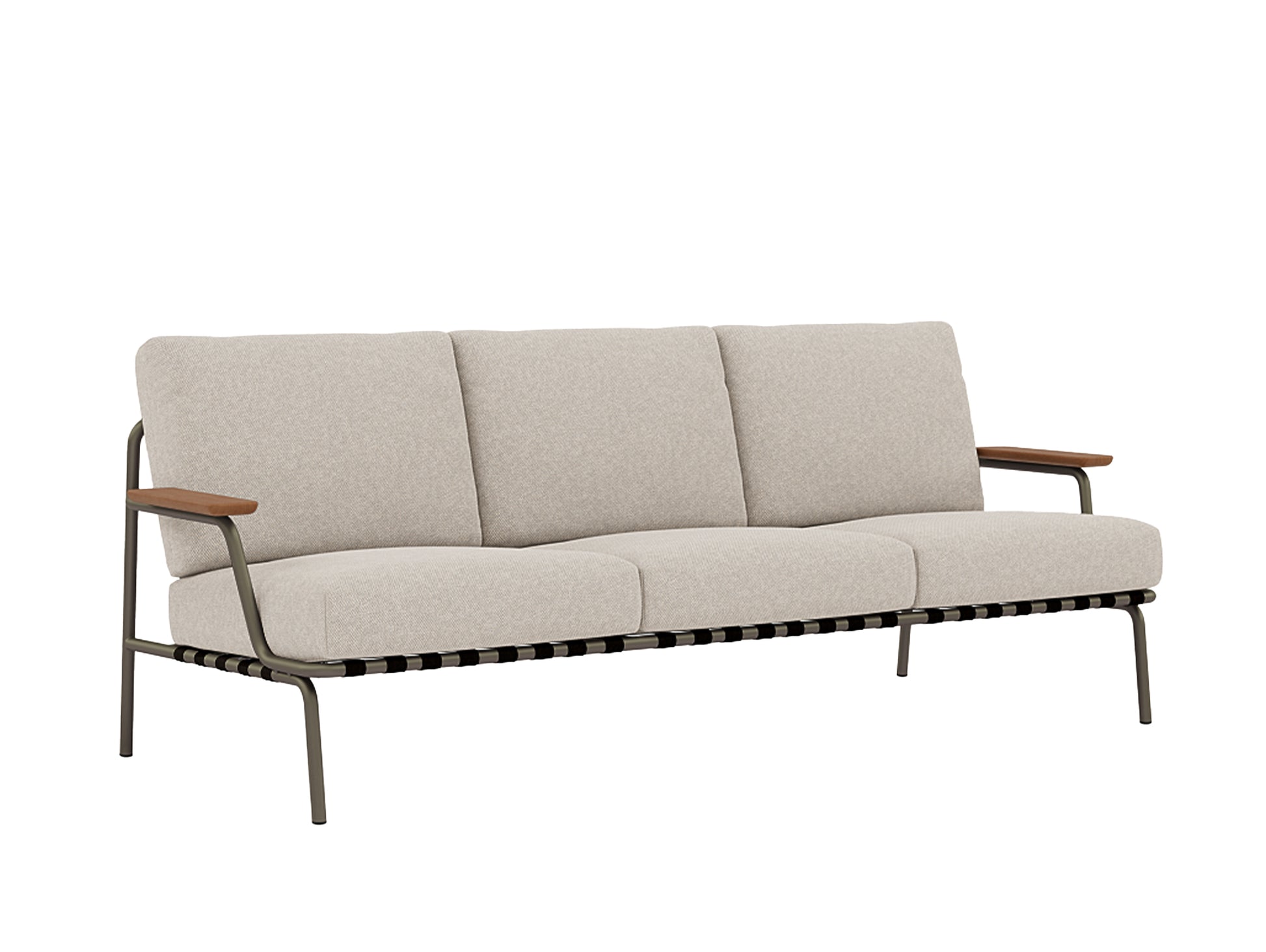 Settle 3-Seater Sofa by Muuto / Taupe Frame / Laze 04