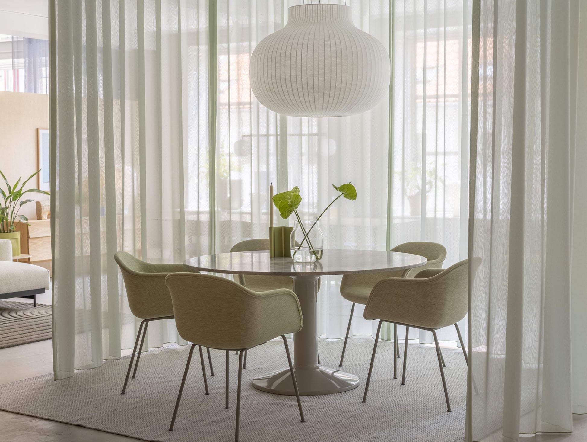 Fiber Armchair Upholstered with Metal Base by Muuto