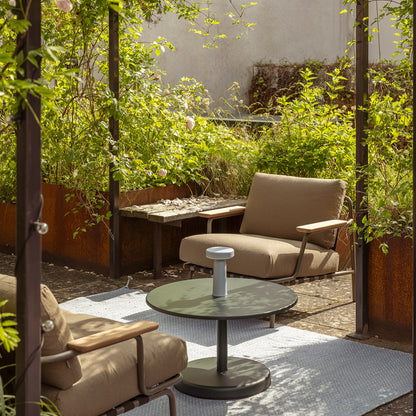 Linear Steel Coffee Table by Muuto - D70 H40