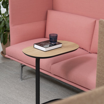 Relate Side Table by Muuto - Oak Laminate / Black