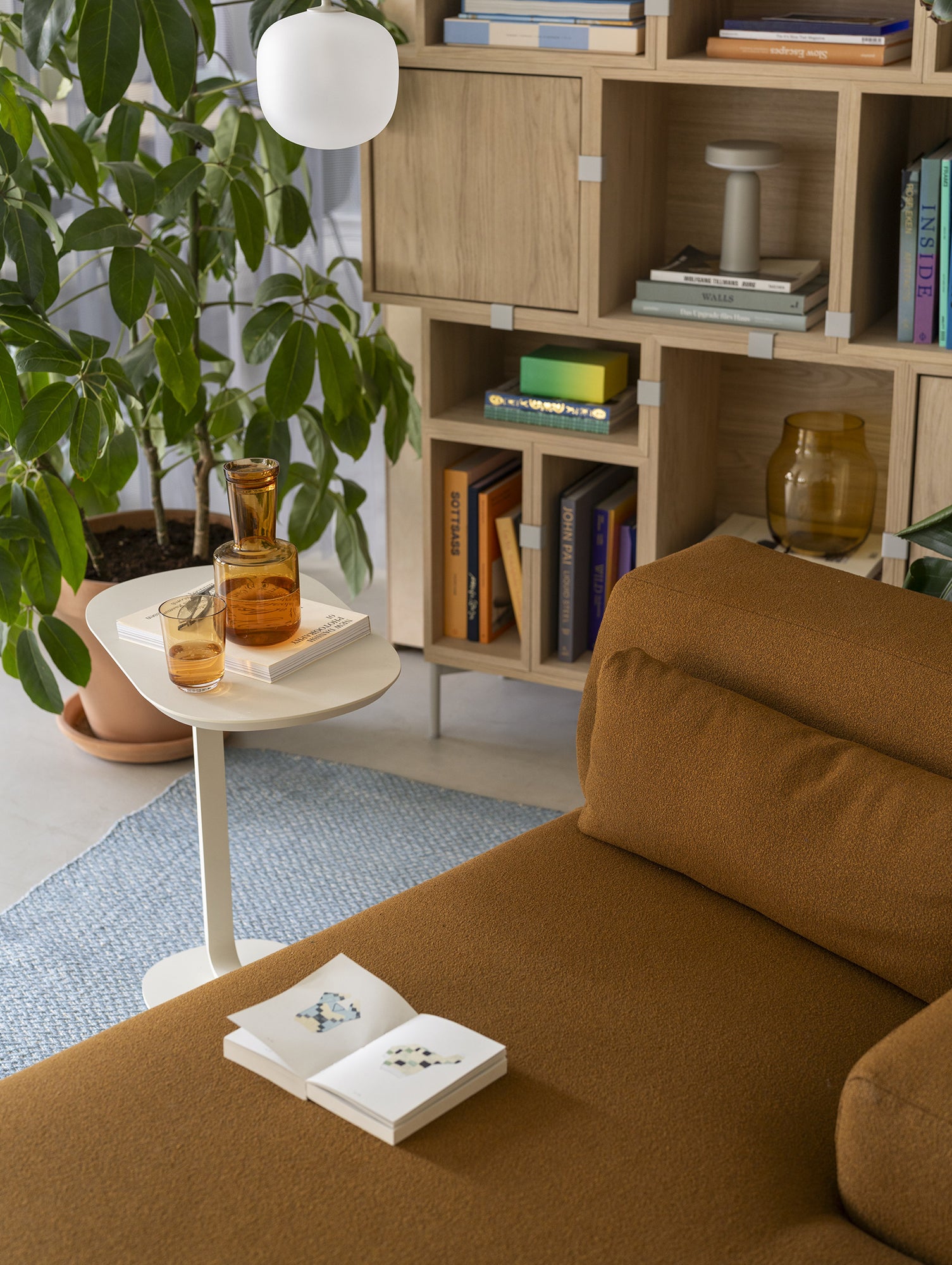 Off-White Relate Side Table by Muuto
