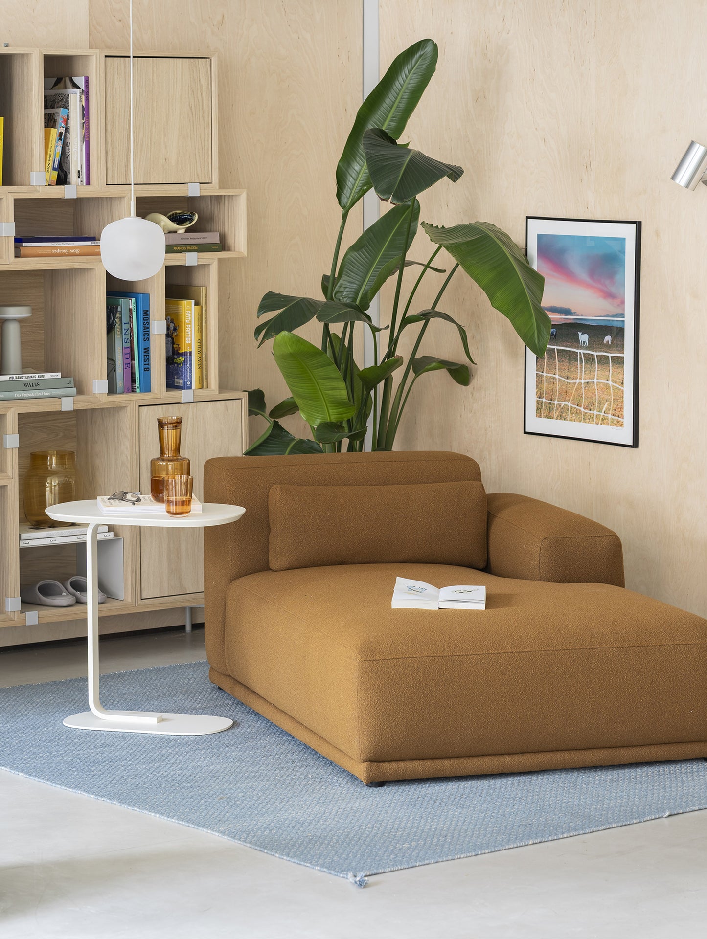 Off-White Relate Side Table by Muuto