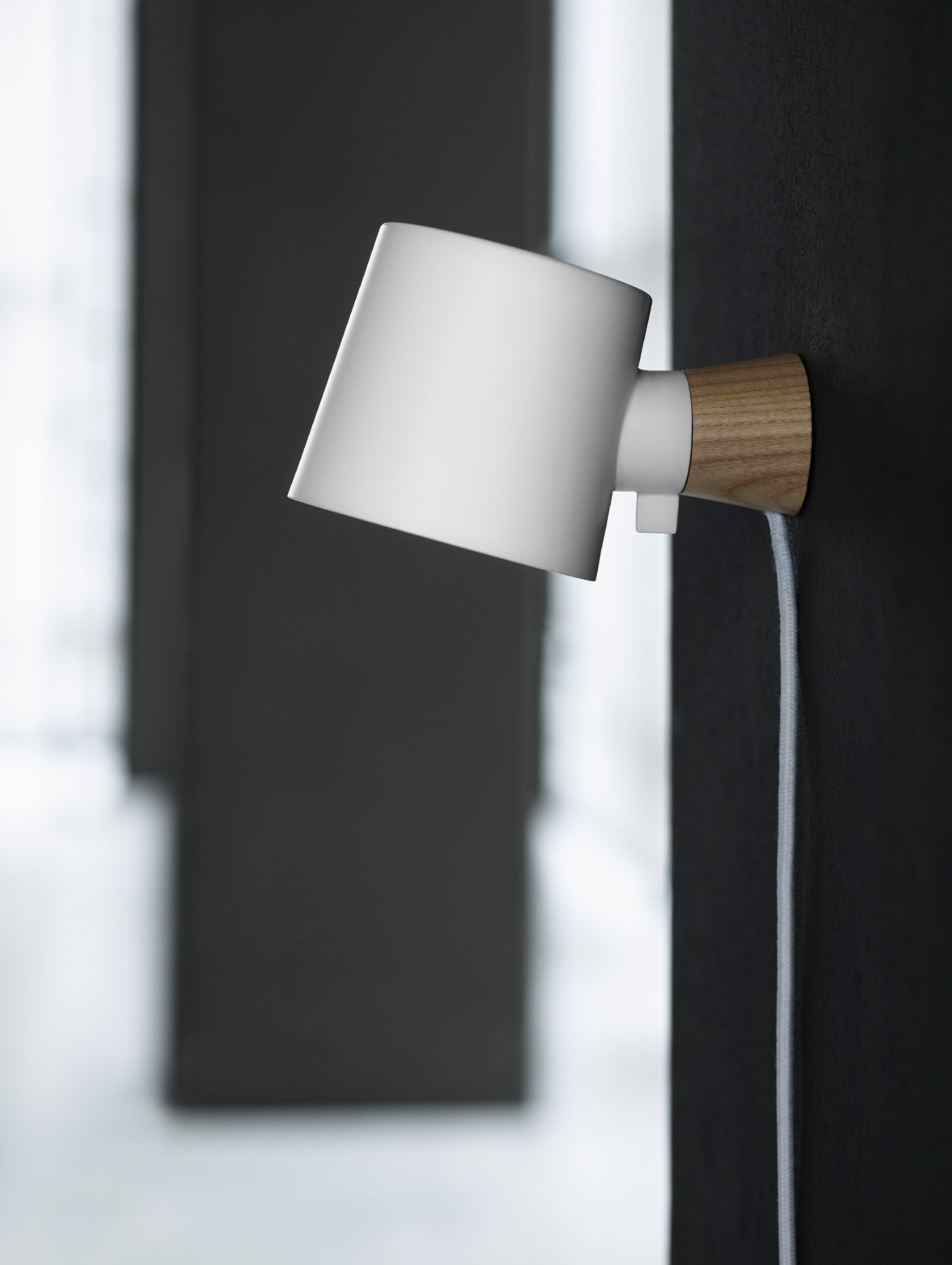 Rise Wall Lamp by Normann Copenhagen - White