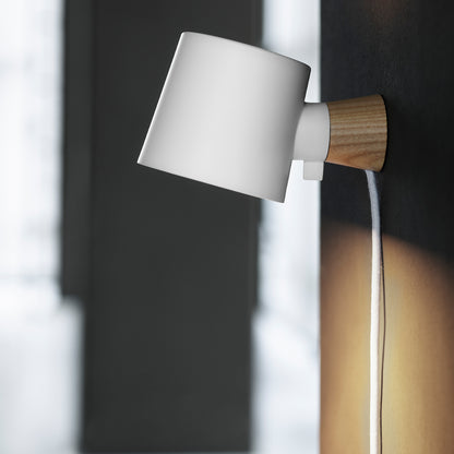 Rise Wall Lamp by Normann Copenhagen - White