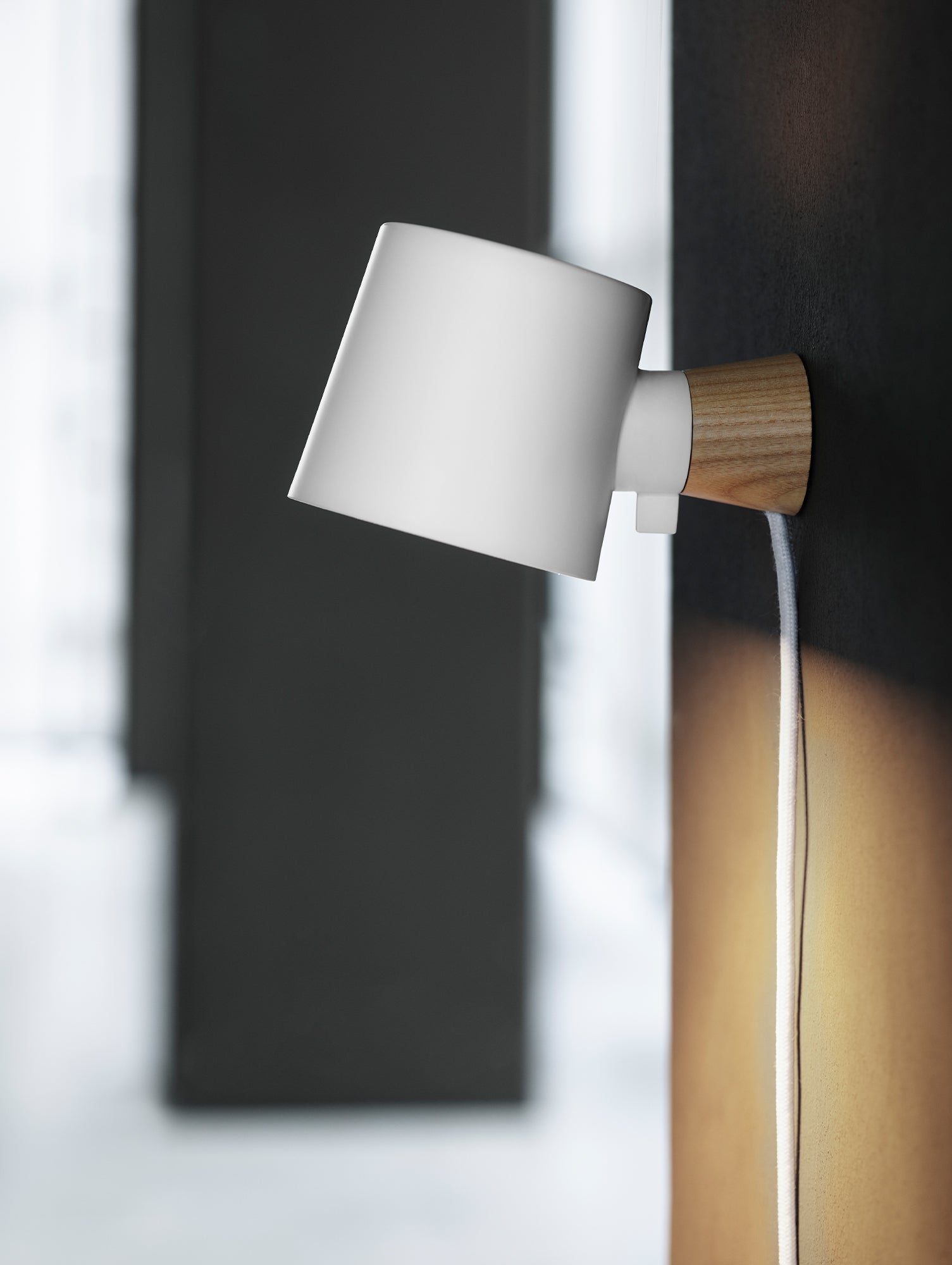 Rise Wall Lamp by Normann Copenhagen - White