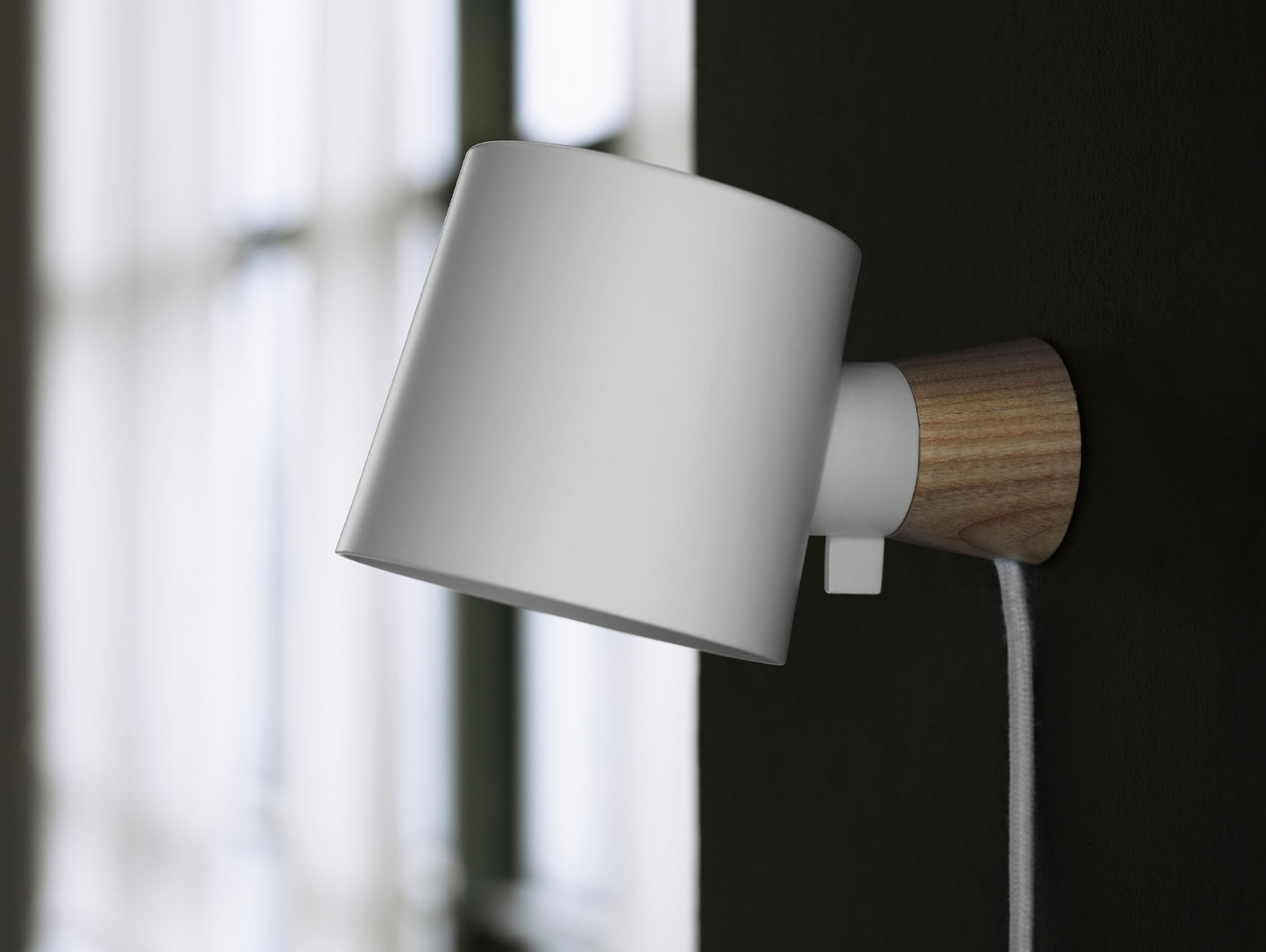 Rise Wall Lamp by Normann Copenhagen - White