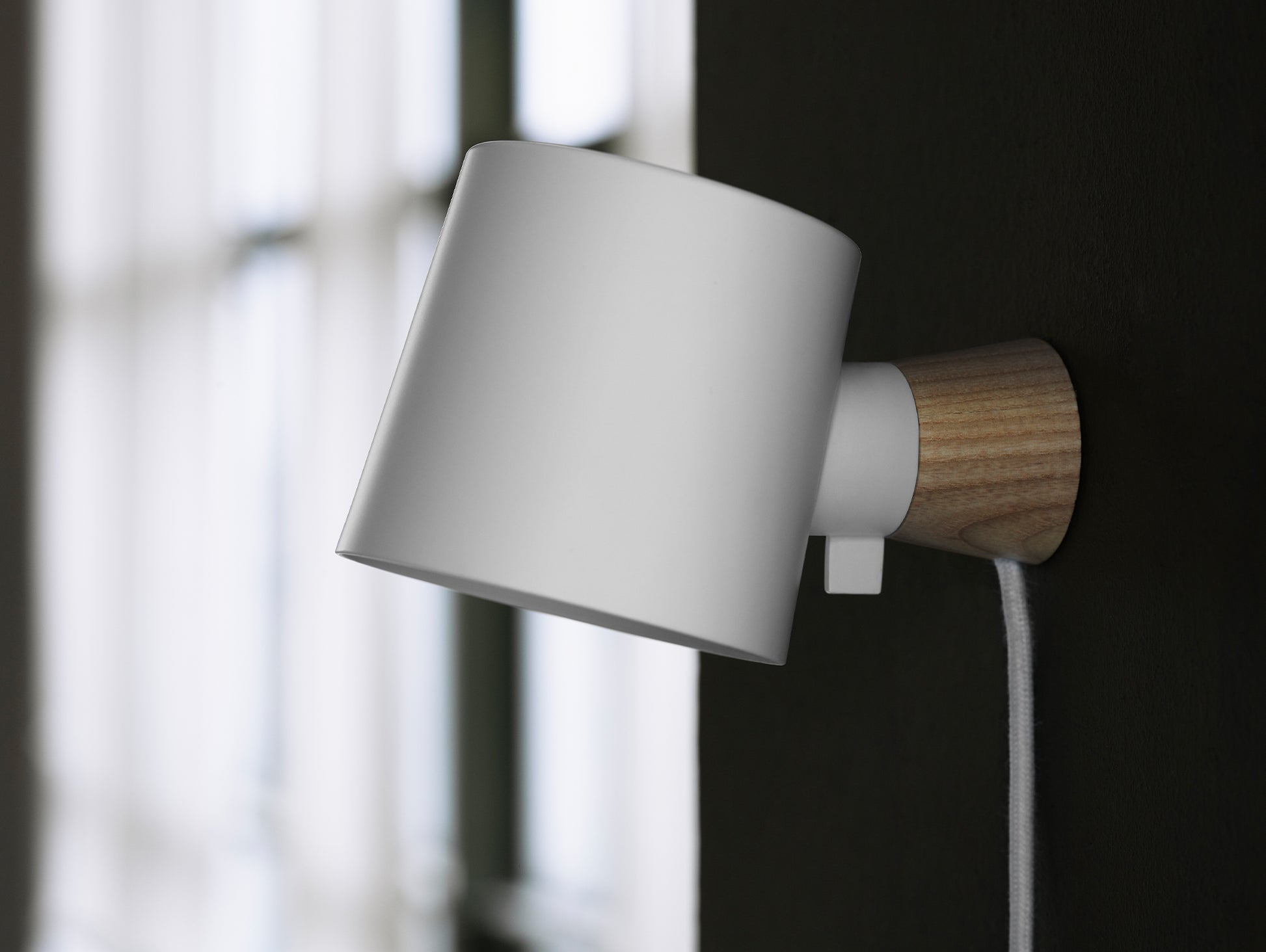 Rise Wall Lamp by Normann Copenhagen - White