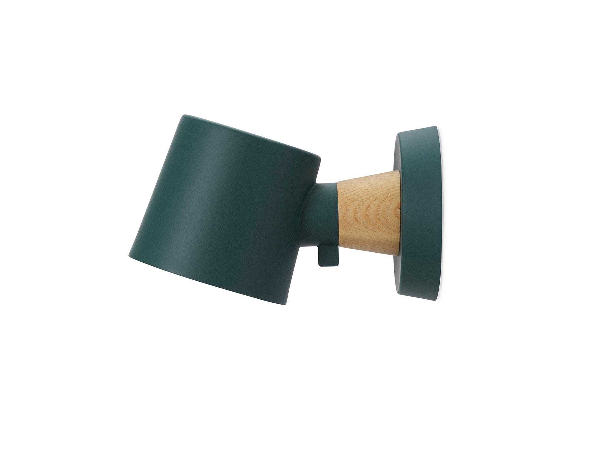 Rise Wall Lamp by Normann Copenhagen - Hardwired / Petrol Green