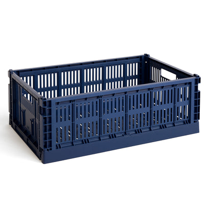 Colour Crate by HAY - Large / Dark Blue