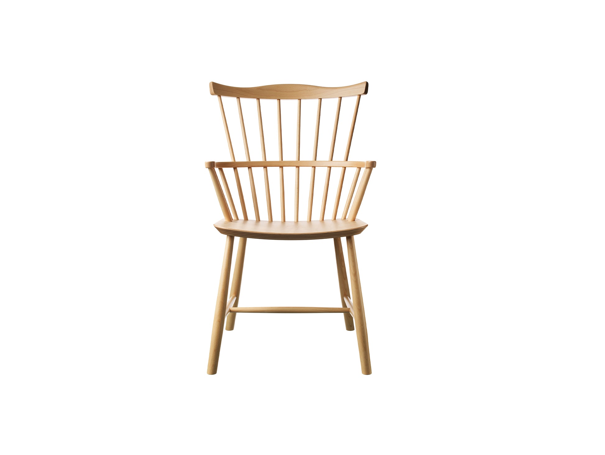 J52B Chair by FDB Mobler - Lacquered Beech